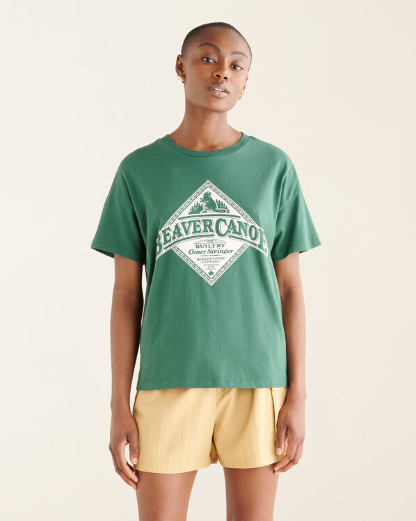 Womens Beaver Canoe T-Shirt