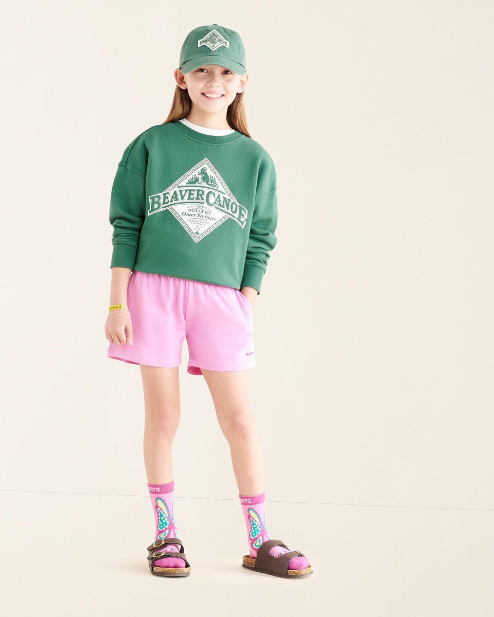 Kids Beaver Canoe Relaxed Crew Sweatshirt