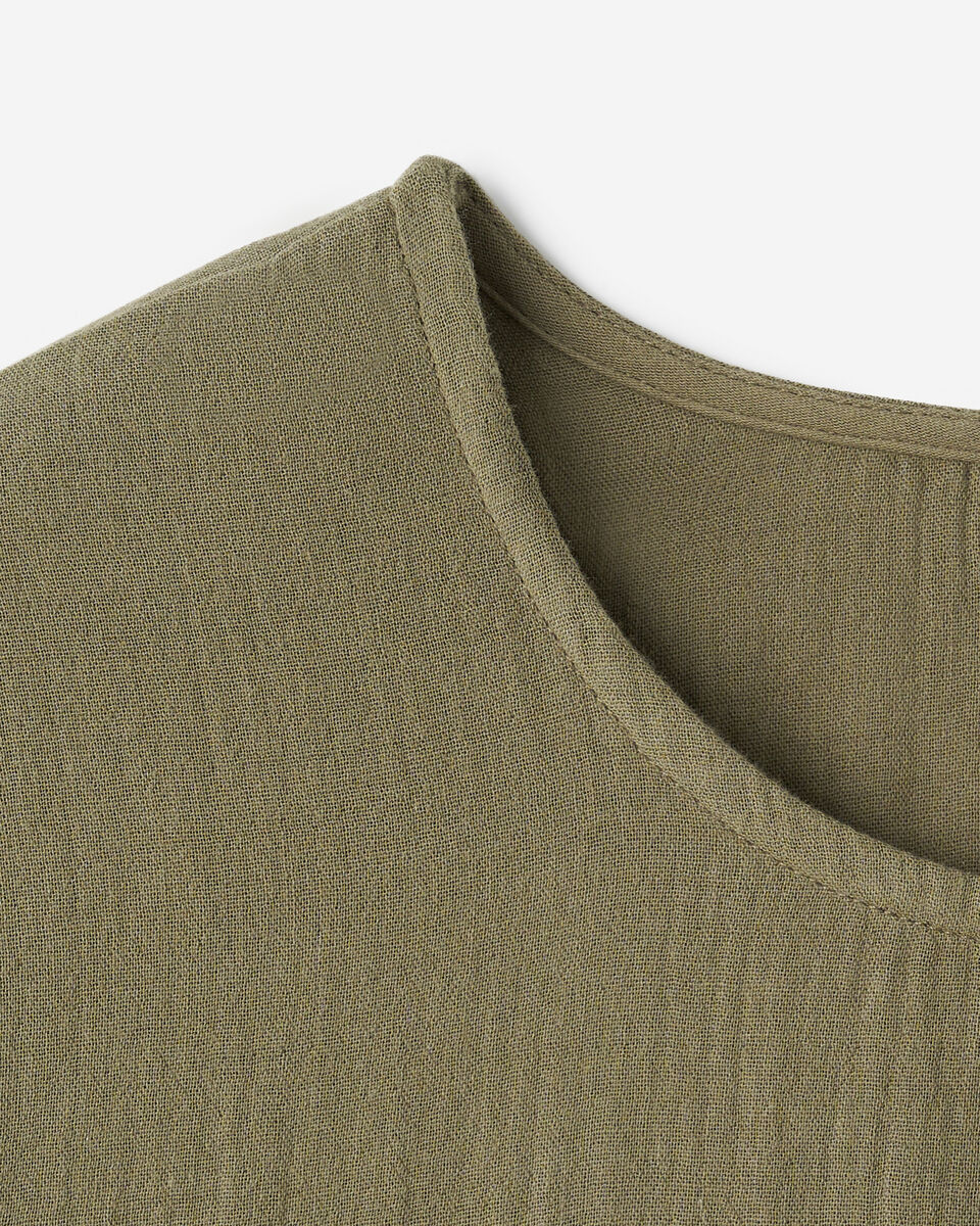 Isla Gauze Drop Waist Dress