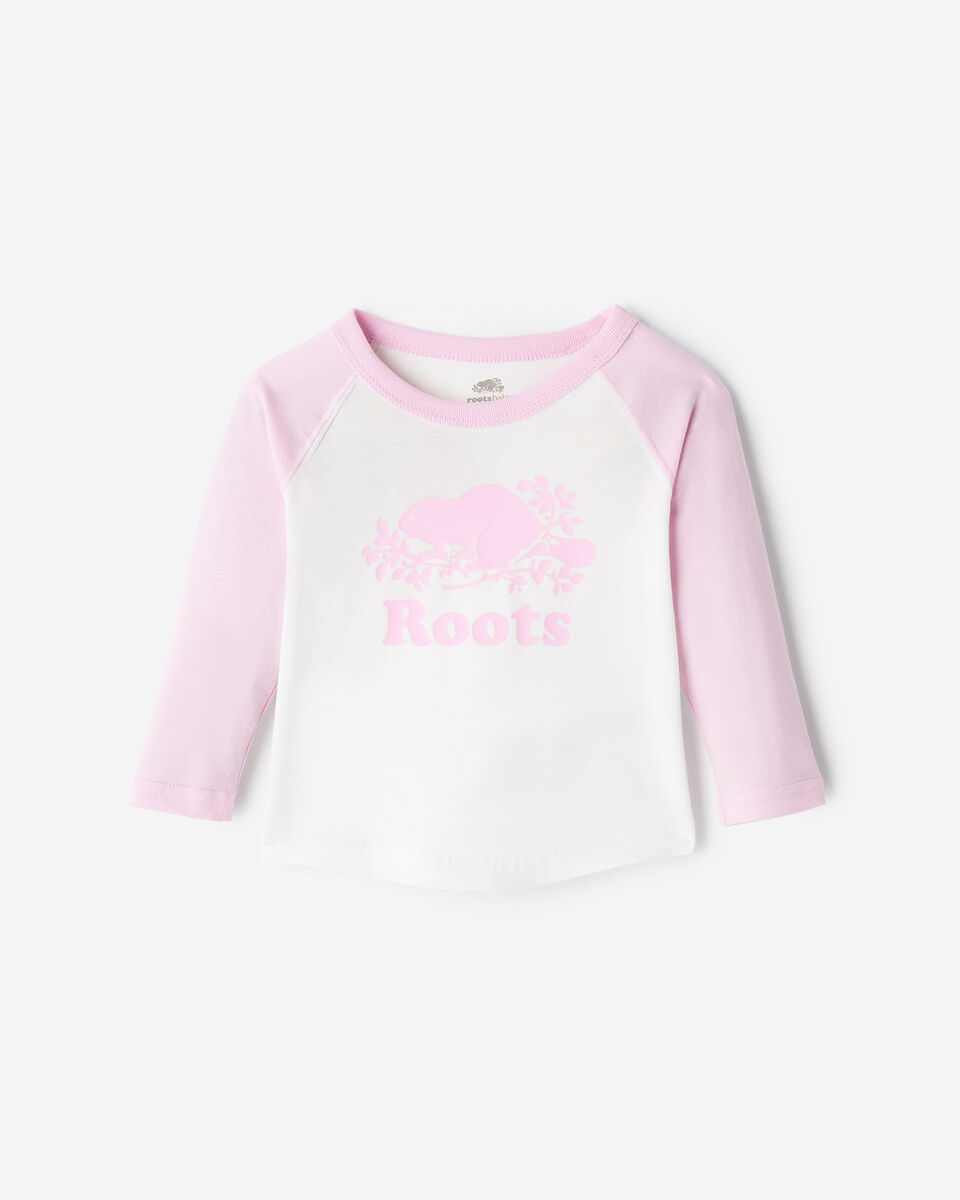 T-shirt style baseball Cooper en coton bio pour bébés