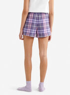 Womens Plaid Pajama Short