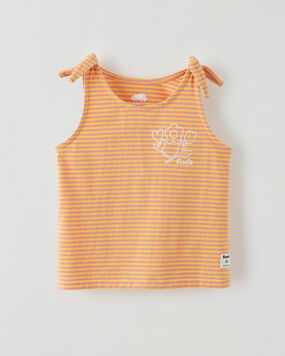 Toddler Girls Camp Knotted Tank Top