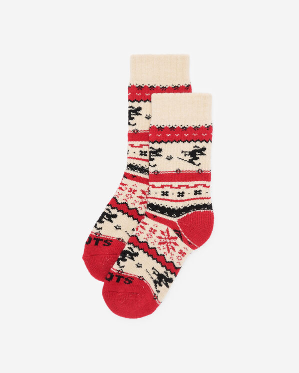Adult Sayward Fair Isle Slipper Sock