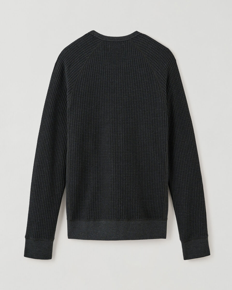 Stretch Waffle Crew Top