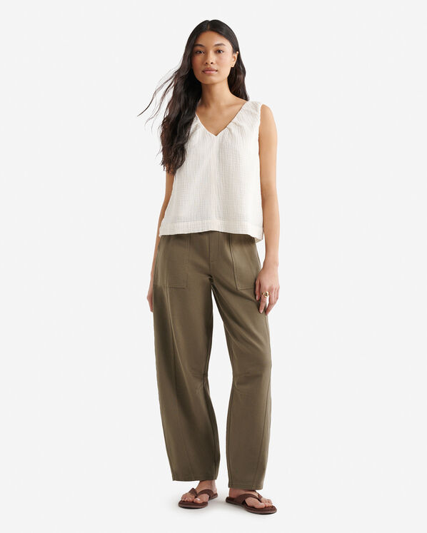 Pantalon ballon en tricot serg&eacute; Welland