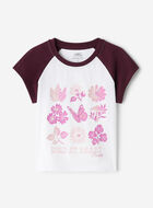 T-shirt &agrave; motif floral Olivia pour toutes-petites