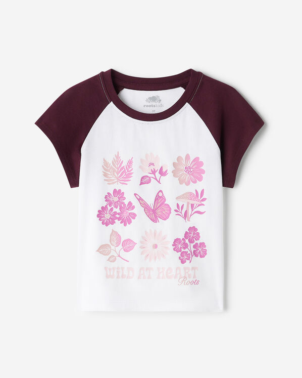 T-shirt &agrave; motif floral Olivia pour toutes-petites