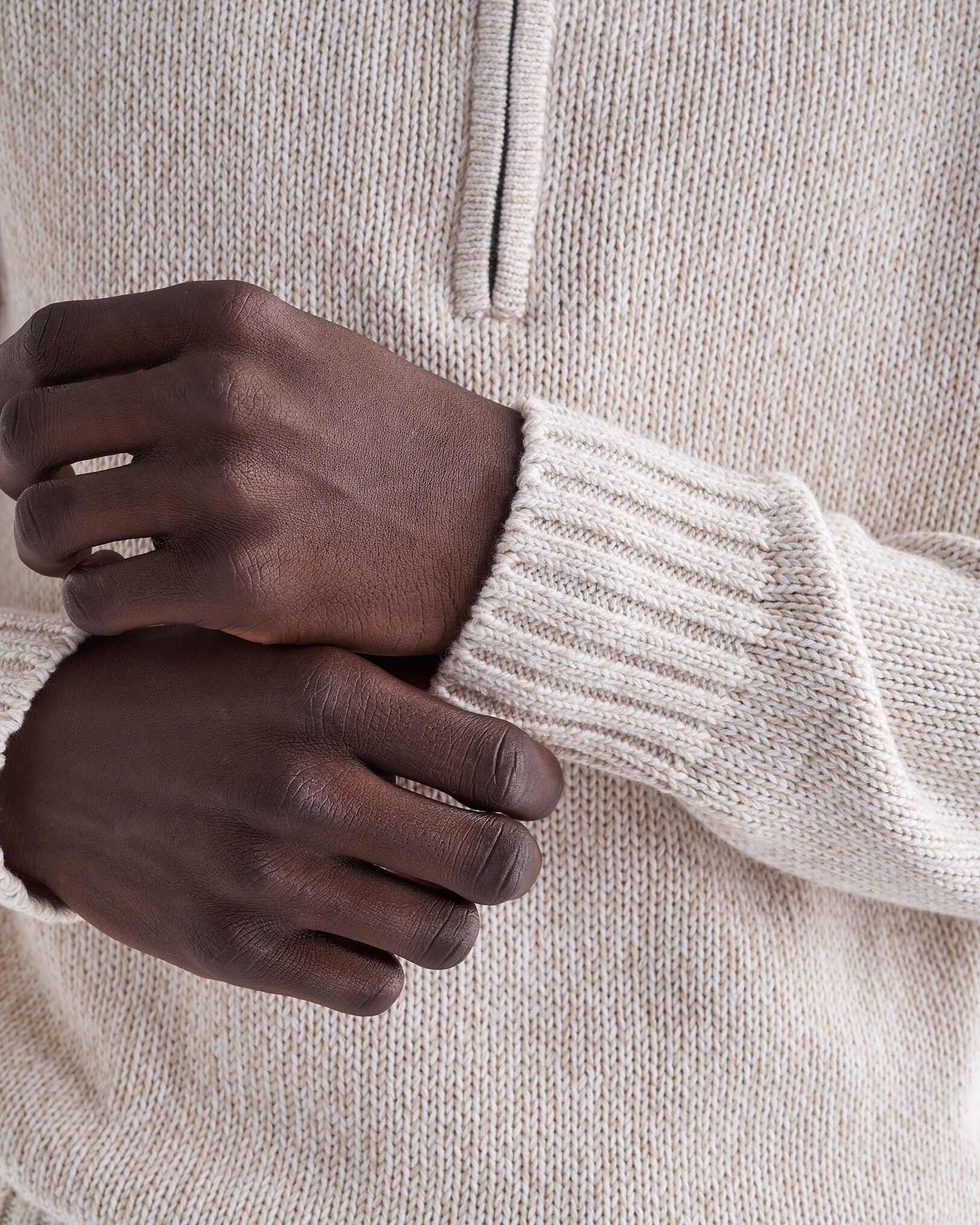 Robson Relaxed Half Zip Stein Sweater