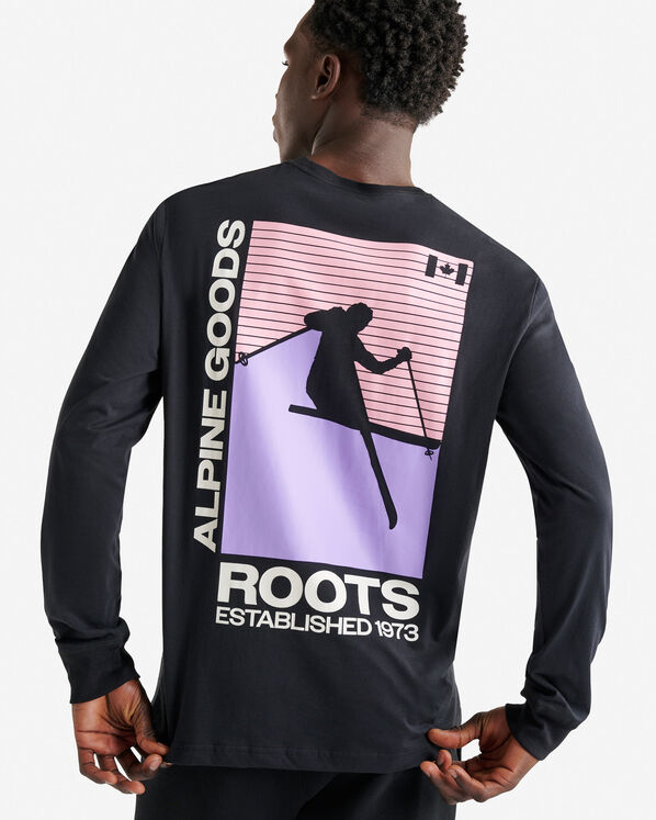 Mens Vintage Alpine Goods Long Sleeve T-Shirt