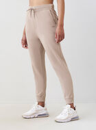 Pantalon en jersey bouclette et mélange modal