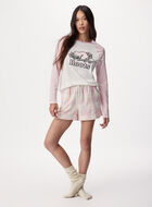 T-shirt &agrave; manches longues Cooper &agrave; carreaux pour femme