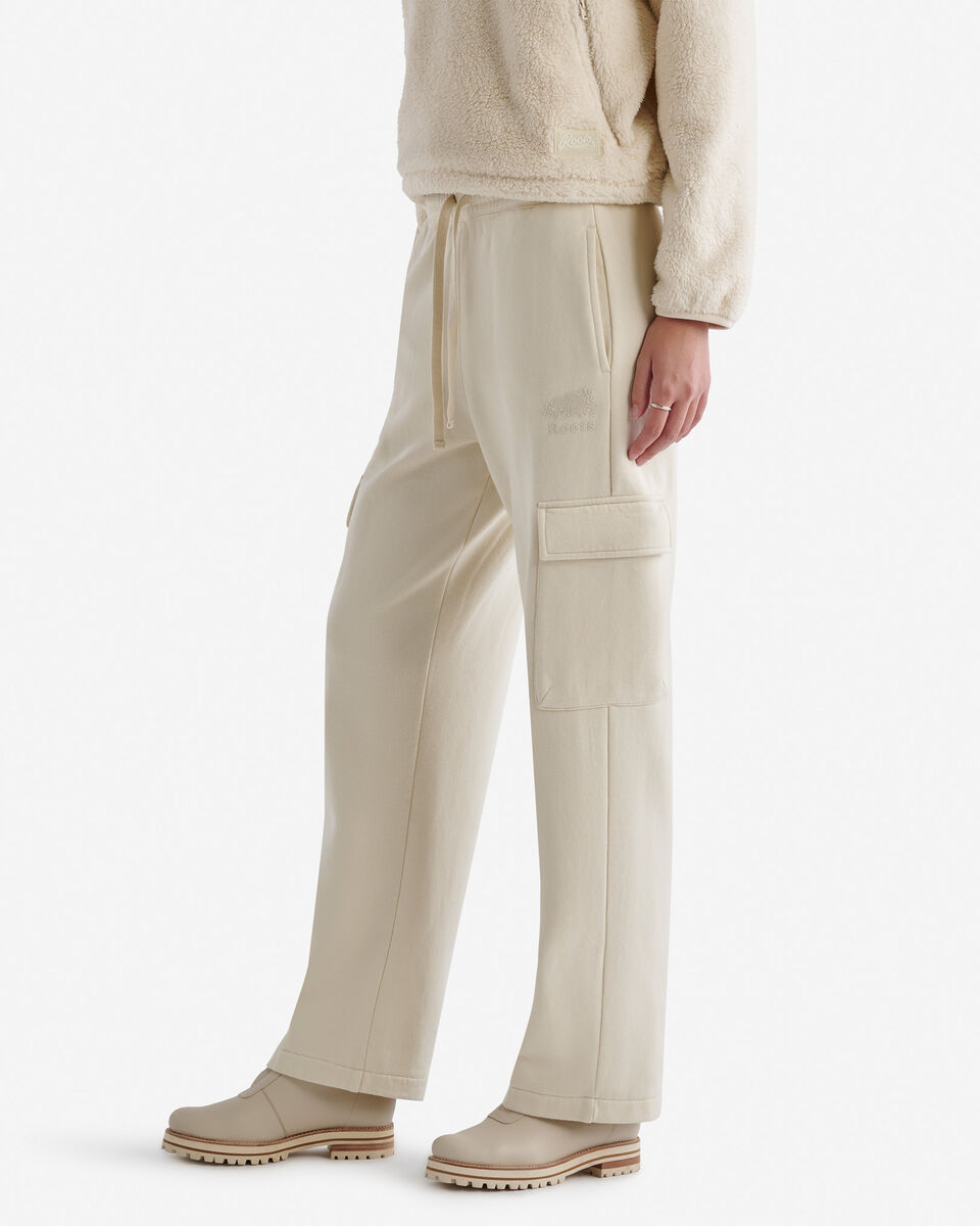 Pantalon cargo Cooper en molleton de coton bio
