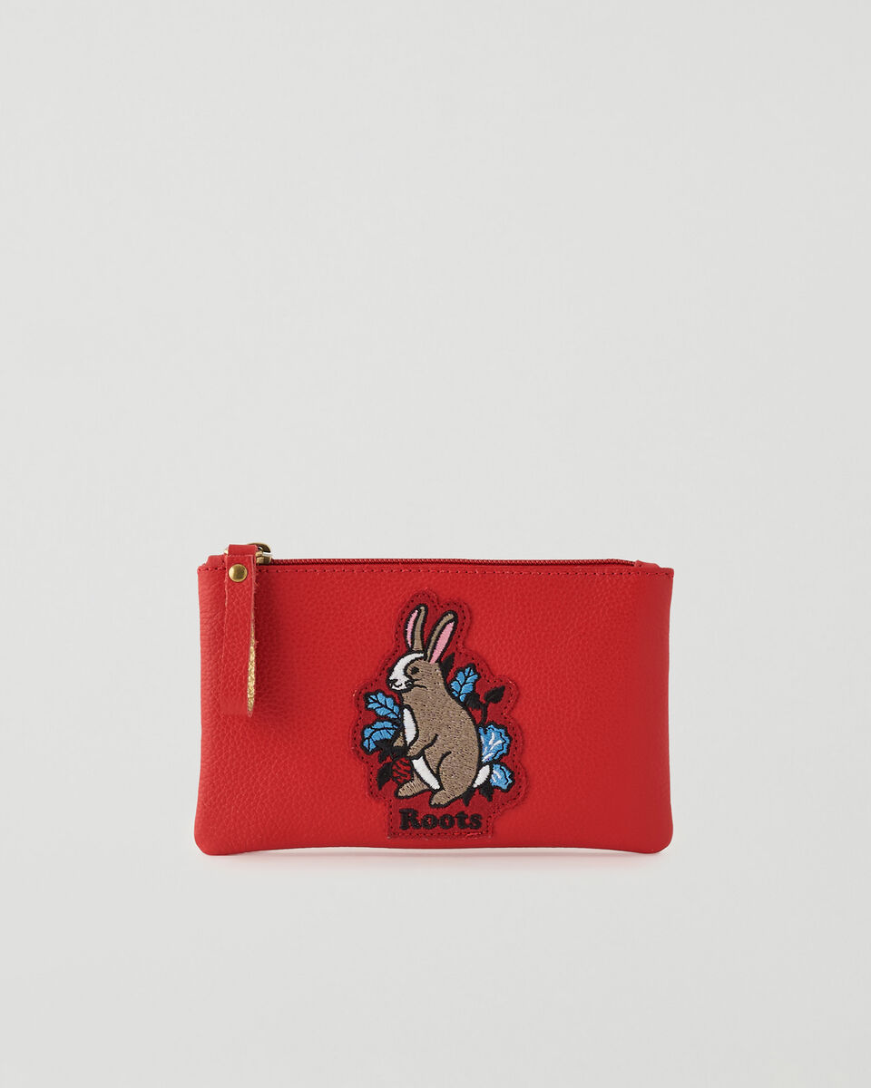 Rabbit Medium Zip Pouch