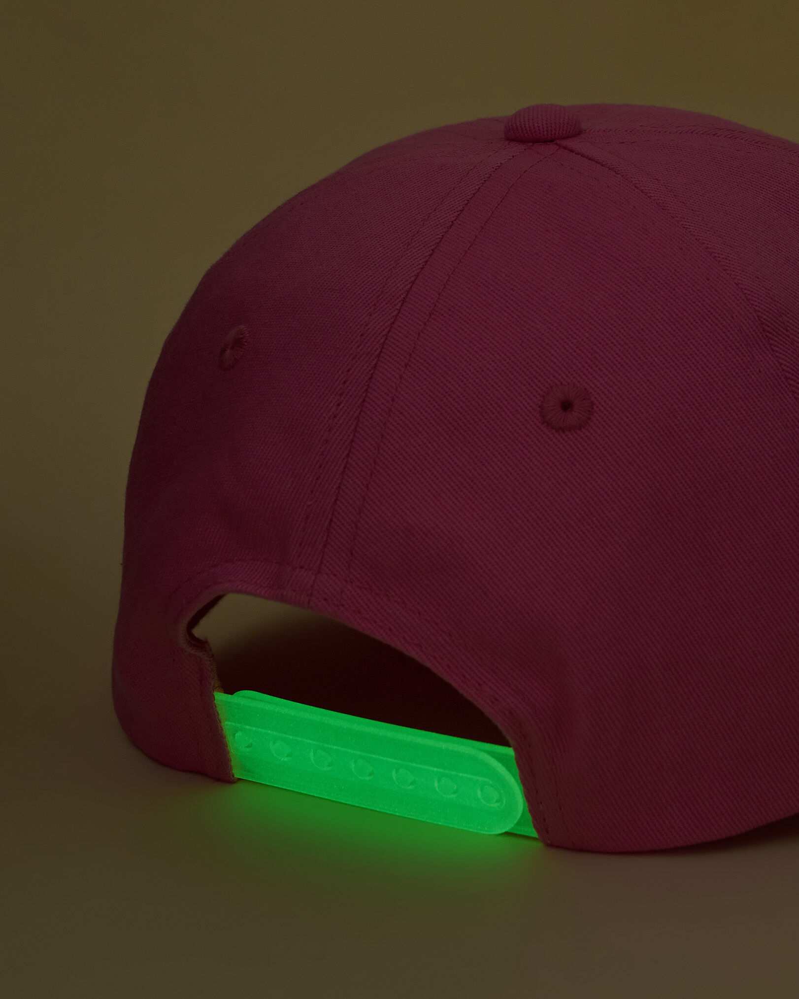 Glow in the top dark baseball hat