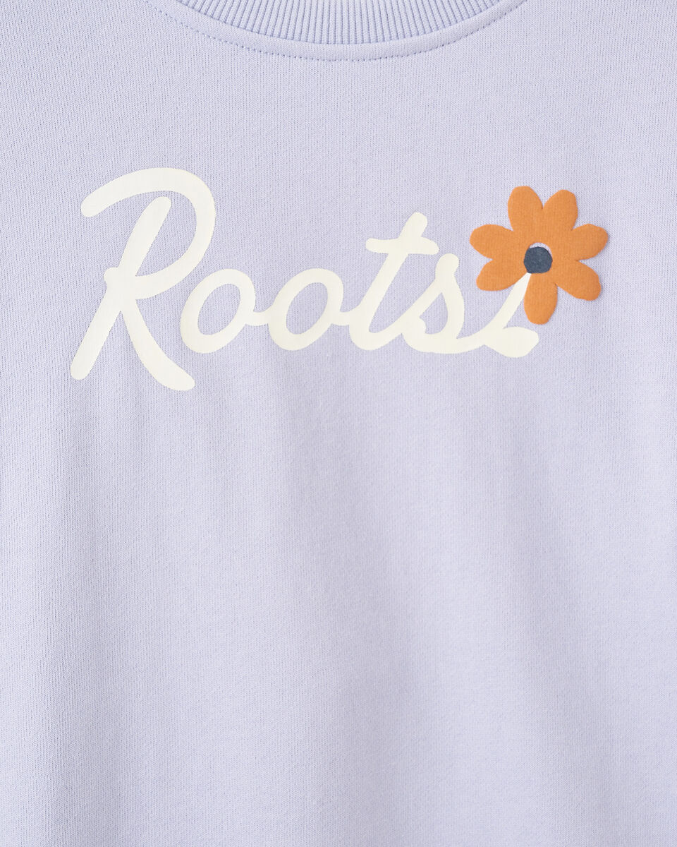 Kids Floral Crew Sweatshirt