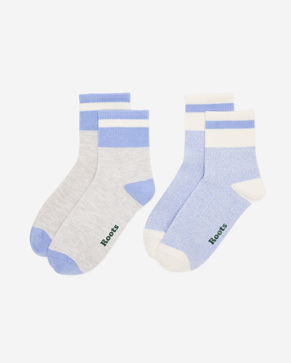 2 paires de socquettes en coton Cabane pour adultes 