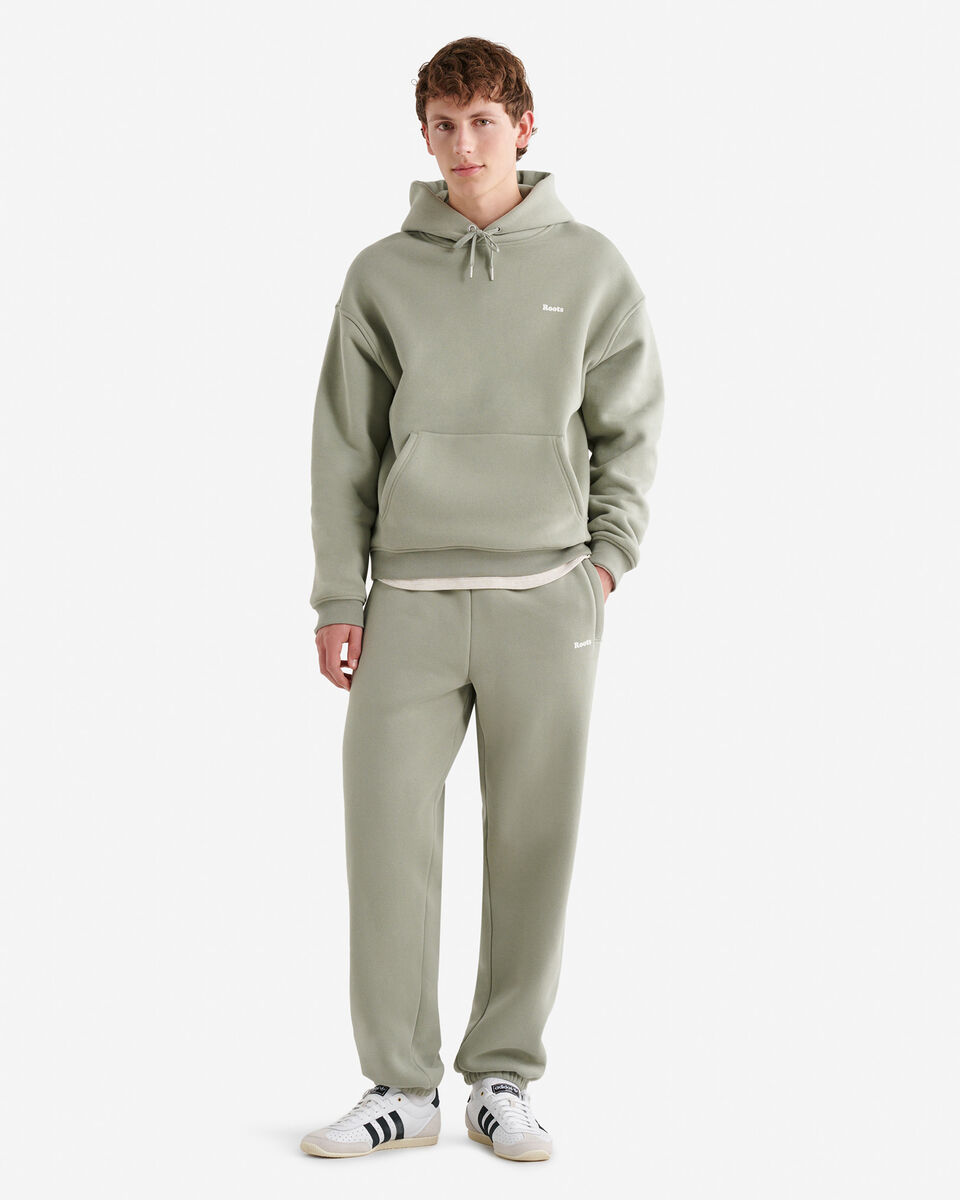 Chandail &agrave; capuchon en molleton nuage