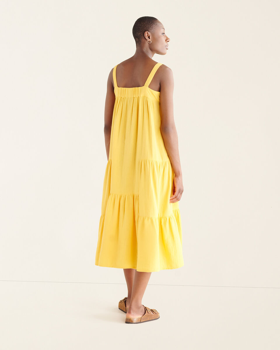 Roots Isla Cotton Gauze Tiered Dress. 2