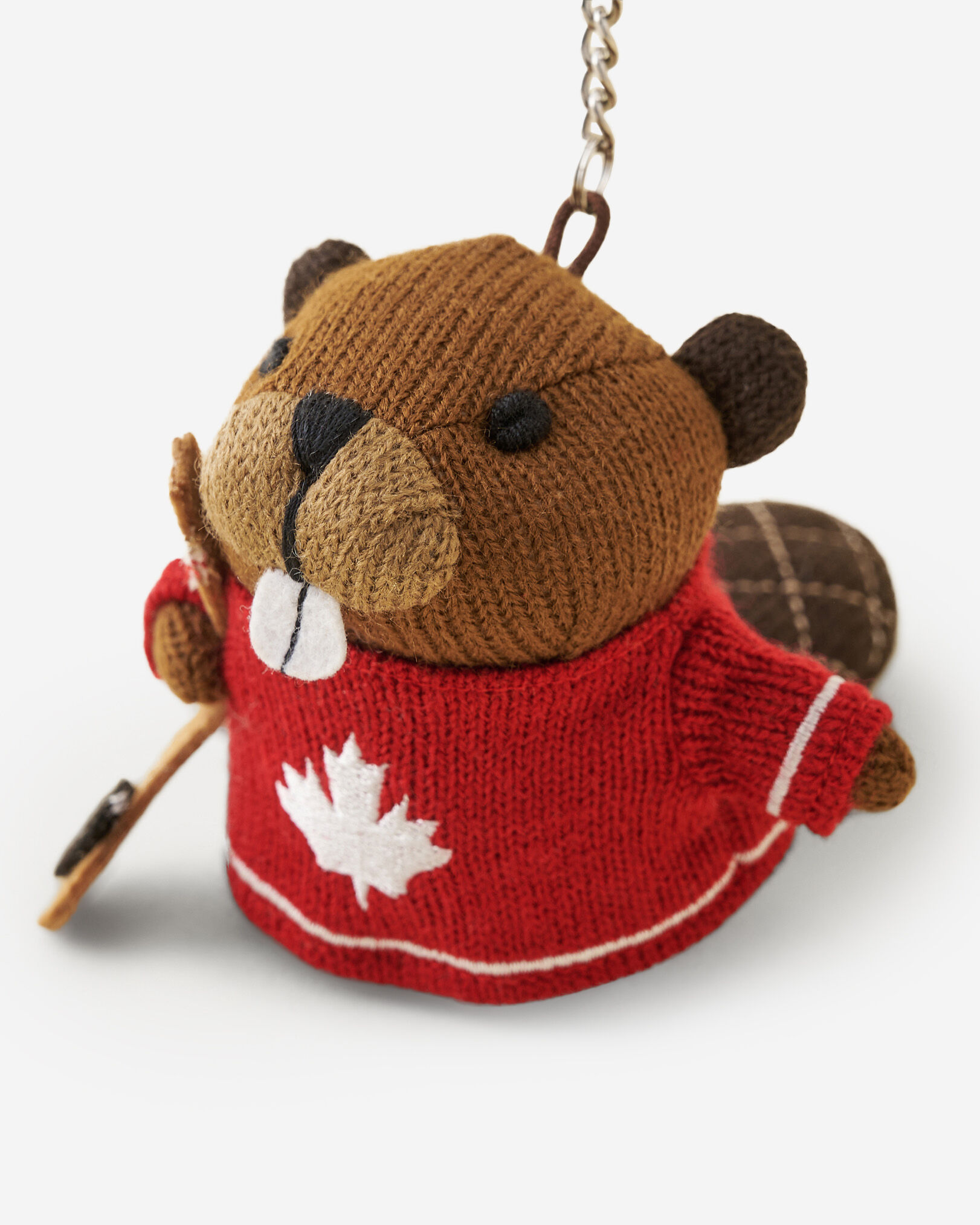 Hockey Beaver Keychain
