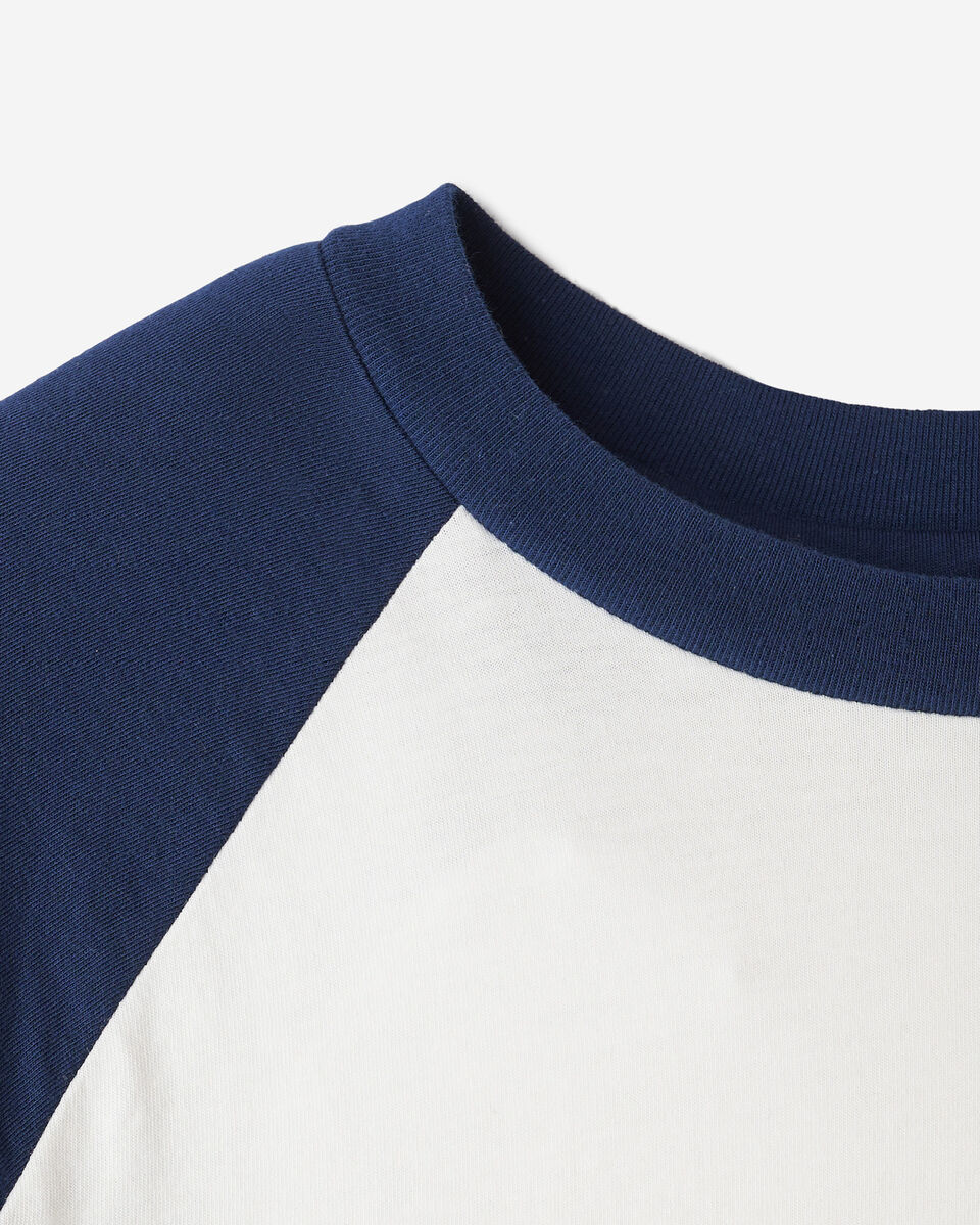 T-shirt style baseball Cooper en coton bio pour femme