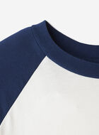 T-shirt style baseball Cooper en coton bio pour femme
