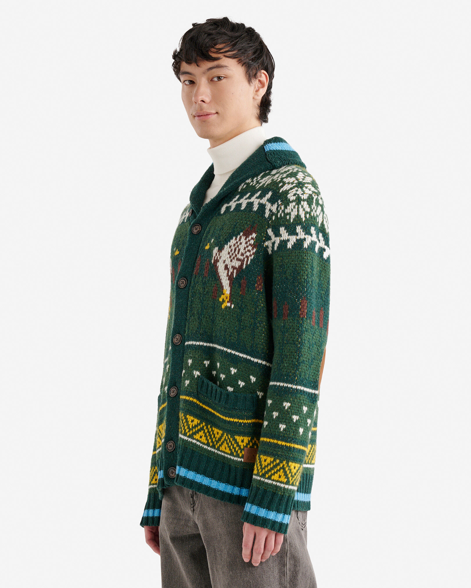 Cabin Shawl Fair Isle Cardigan