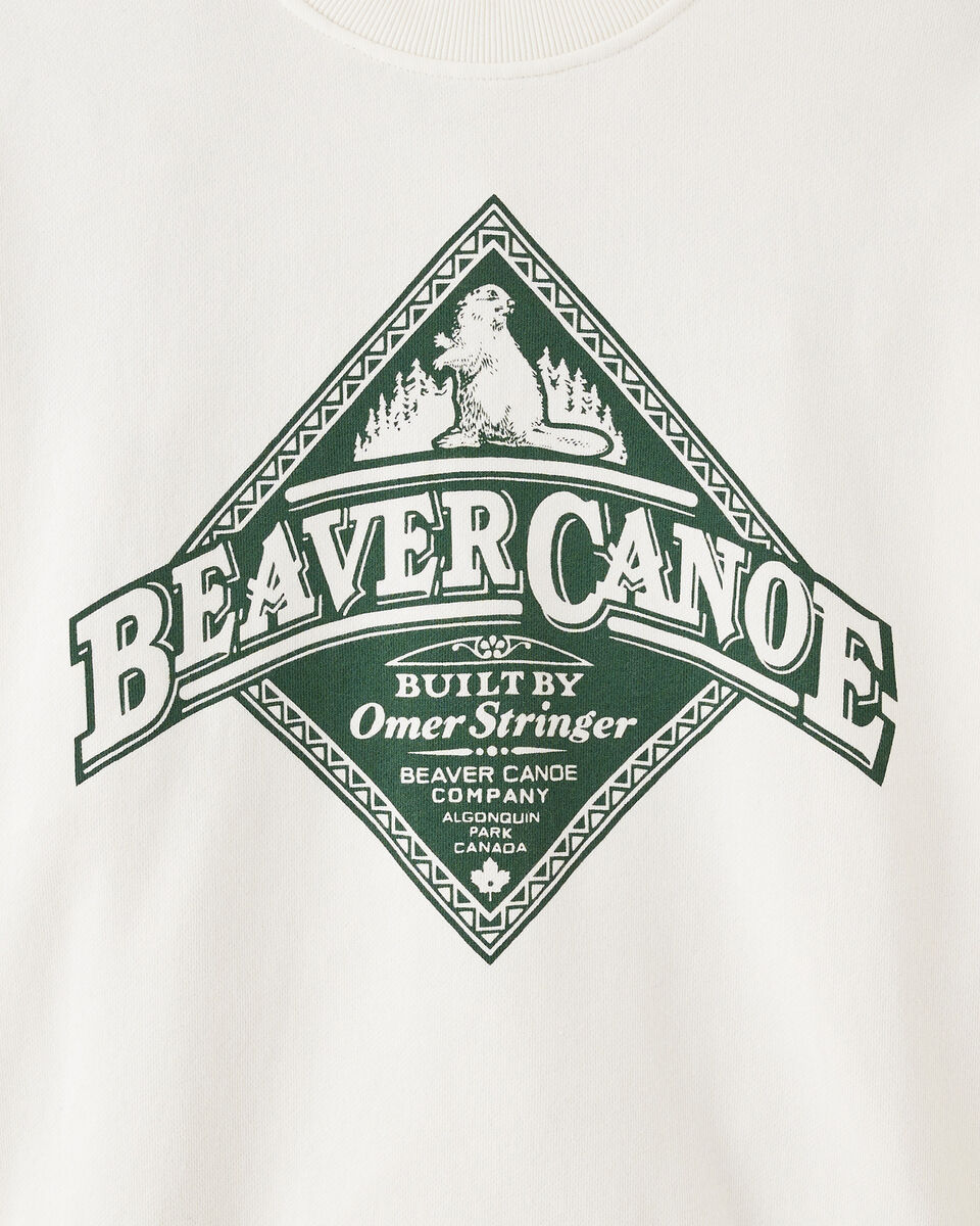 Roots Beaver Canoe Relaxed Crew Sweatshirt Gender Free. 3