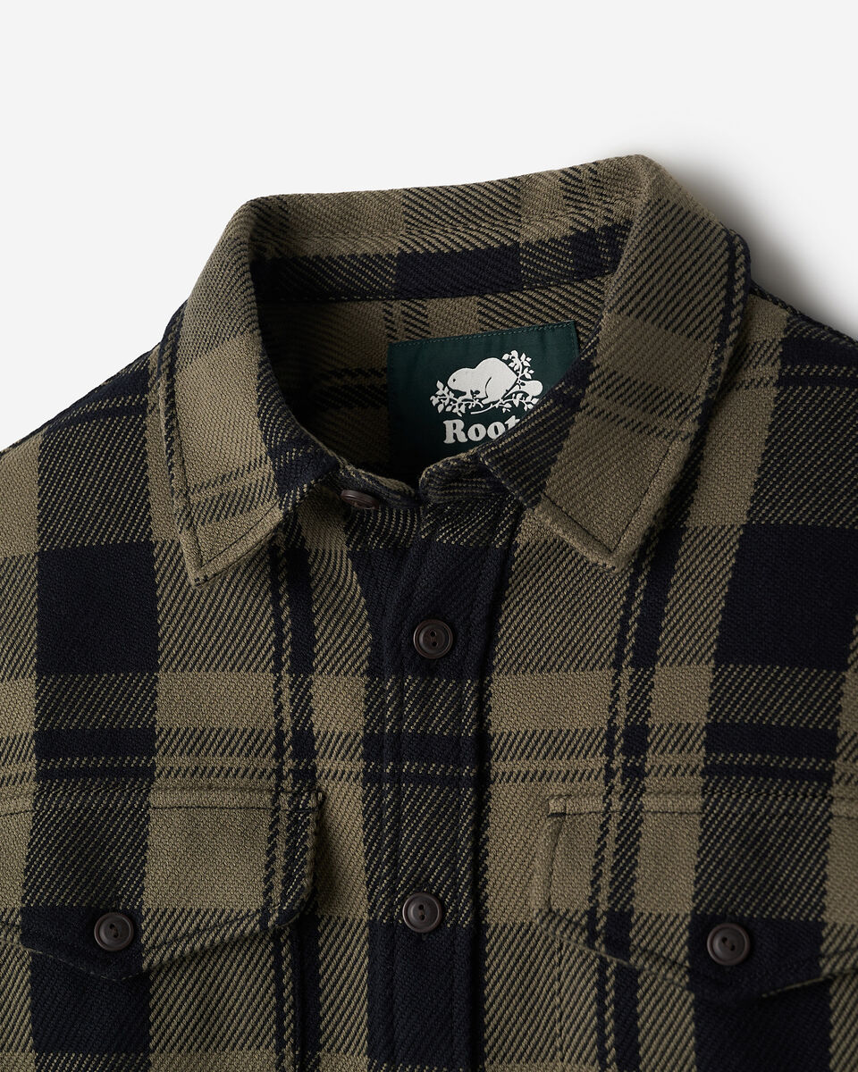 Chemise d&eacute;contract&eacute;e en serg&eacute; Cypress