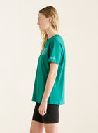 Womens Roots Embroidery T-shirt