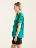 Womens Roots Embroidery T-Shirt