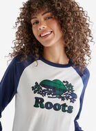 T-shirt manches longues à carreaux Inglenook pour femmes