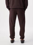 Pantalon molletonn&eacute; &agrave; appliqu&eacute; &agrave; carreaux
