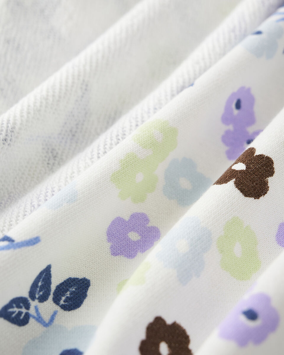 Toddler Floral Full Zip Hoodie