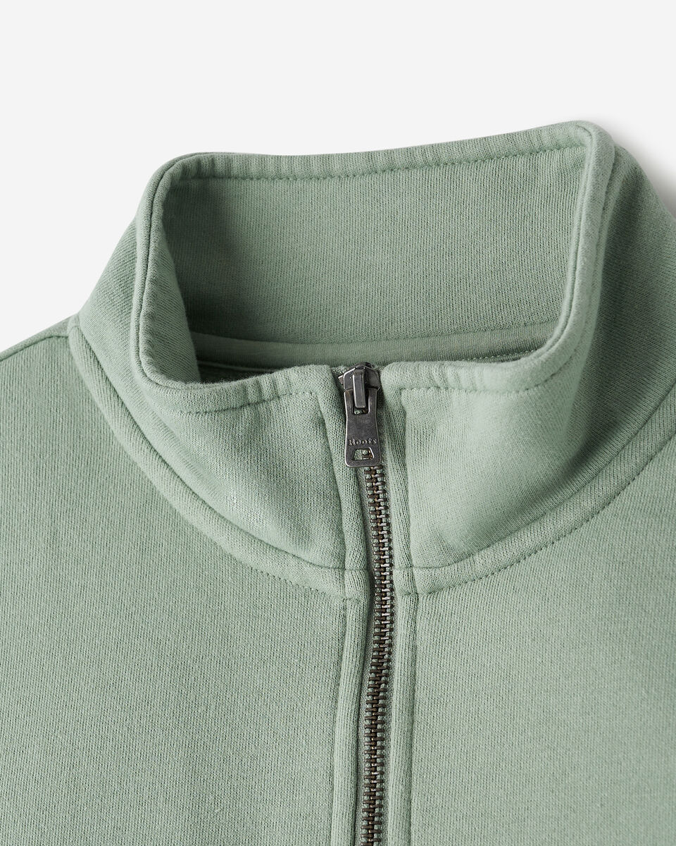 Organic Cooper Relaxed Half Zip Stein