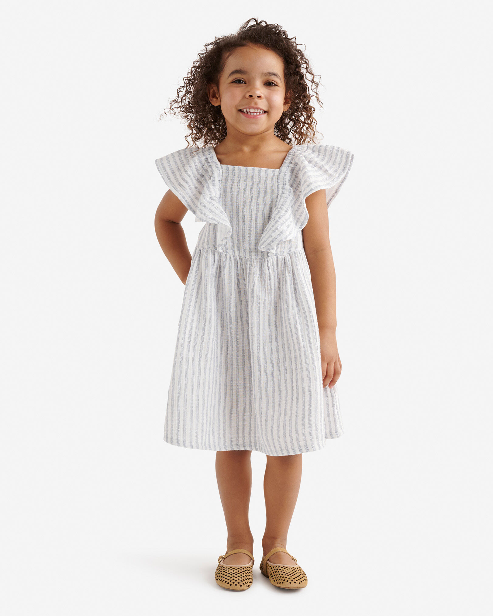 Toddler Girls Isla Ruffle Babydoll Dress