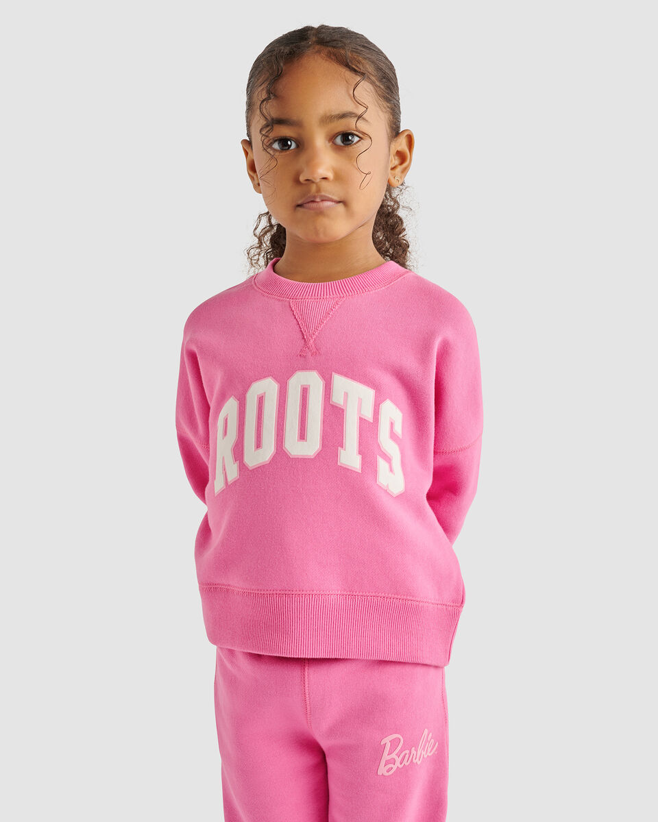Kids Barbie™ X Roots Relaxed Crew Sweatshirt