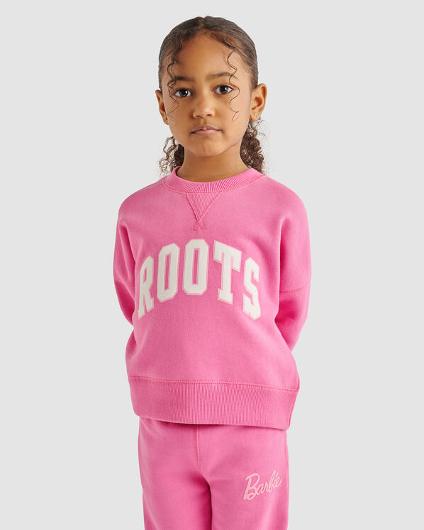 Kids Barbie™ X Roots Relaxed Crew Sweatshirt