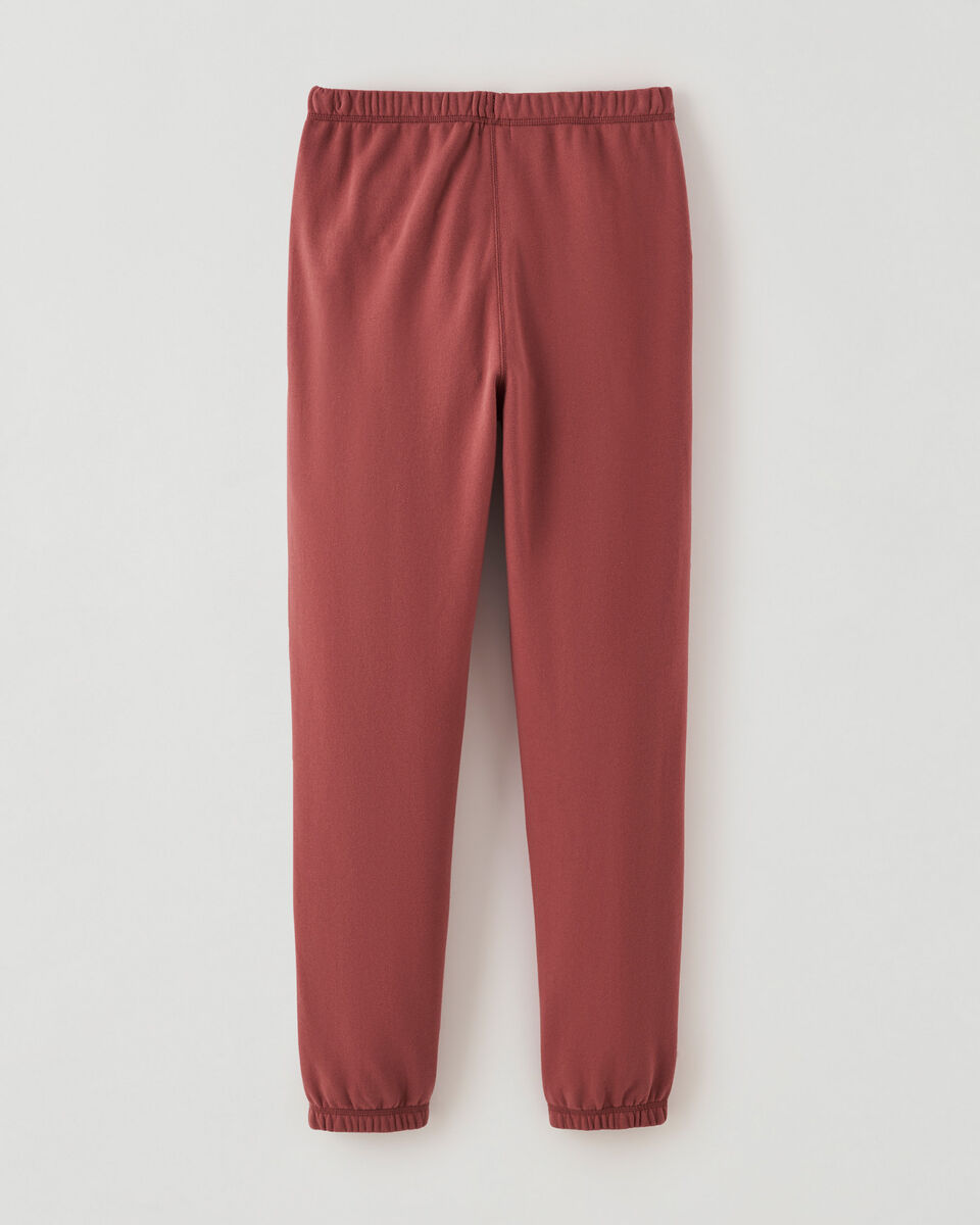Pantalon en molleton de coton bio à taille haute Cooper
