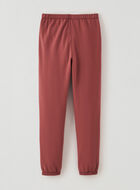 Pantalon en molleton de coton bio à taille haute Cooper