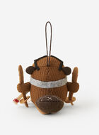 Ornement Castor skieur