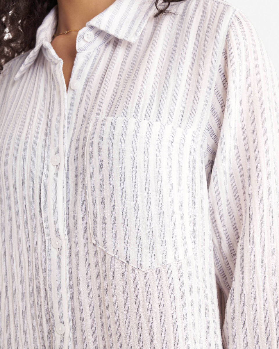 Isla Cotton Gauze Shirt Dress