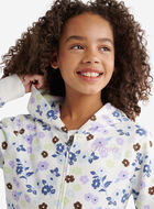Kids Floral Full Zip Hoodie