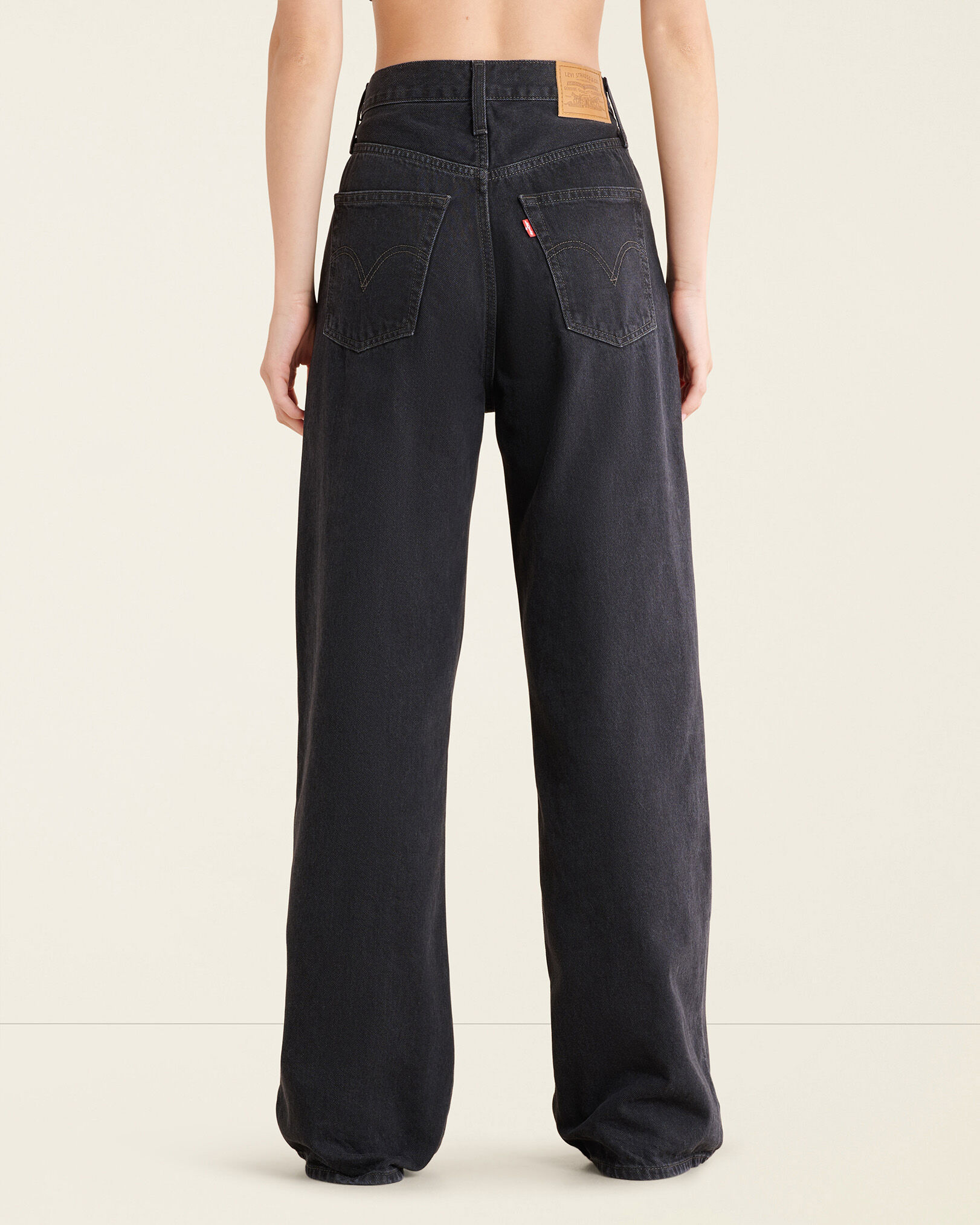 Jean jambe large et taille haute Levi s pour femme Pantalons