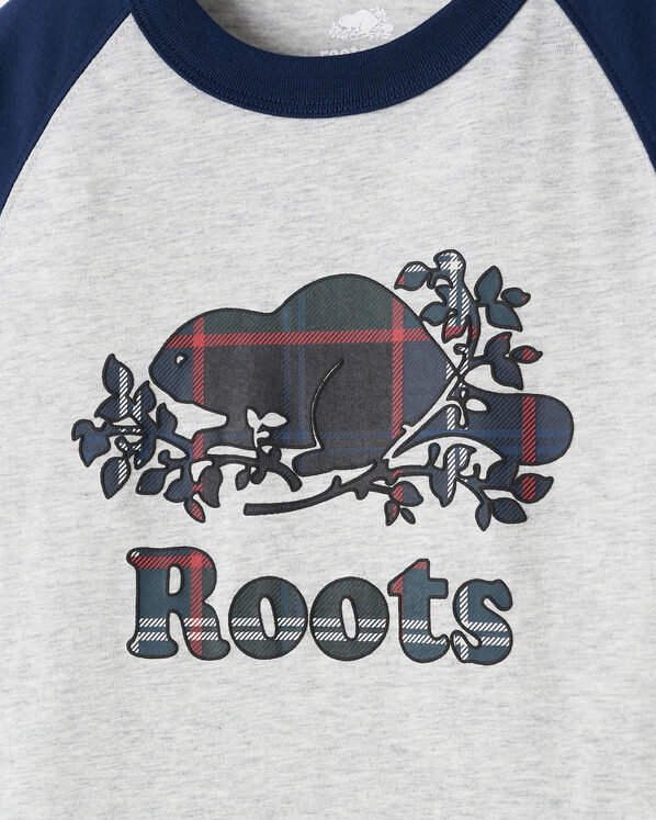 Kids Plaid Baseball T-Shirt
