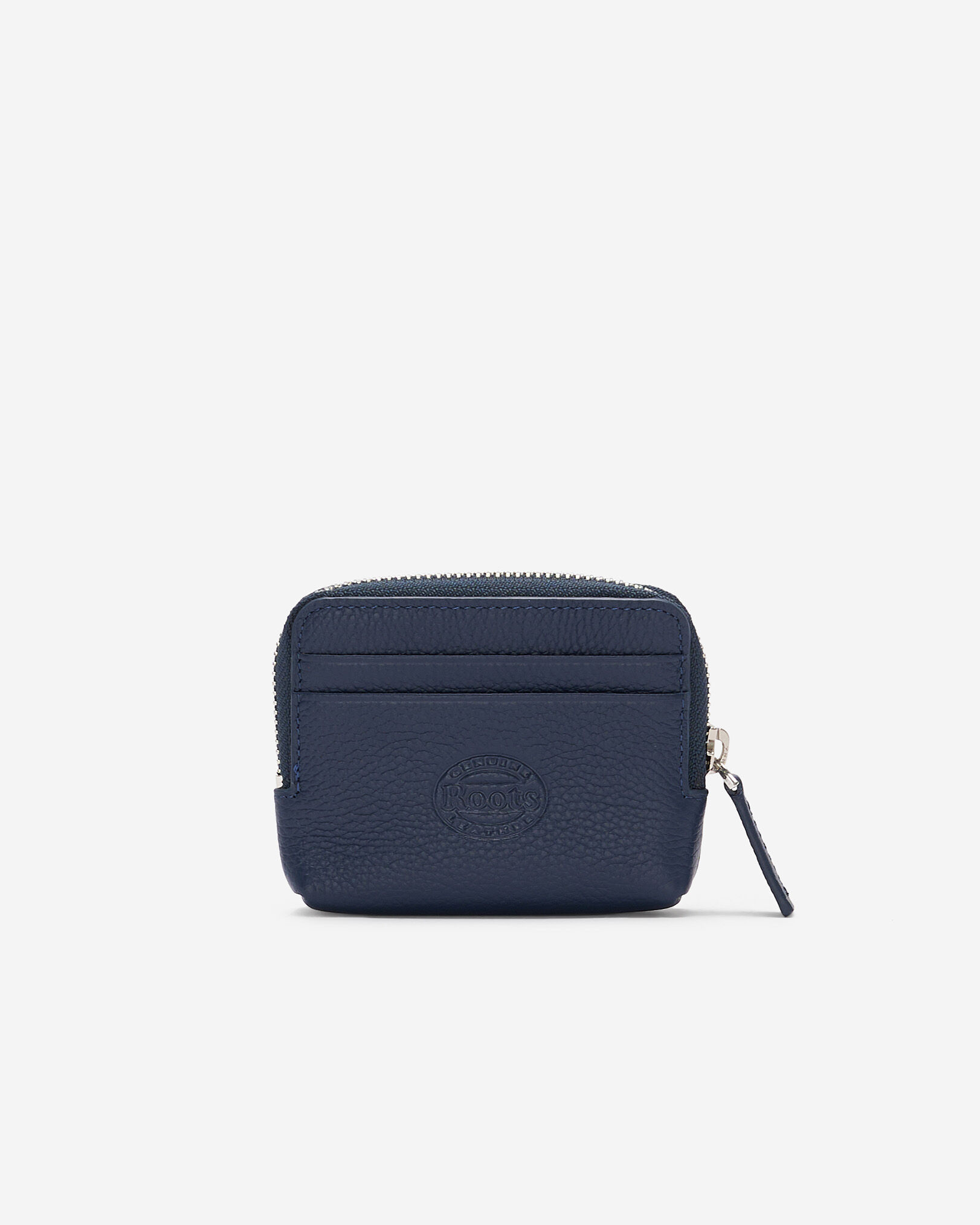 Pochette à glissière pour cartes en cuir Cervino
