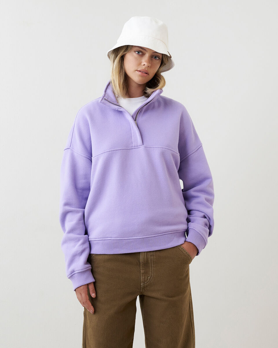 Outdoors Half Zip Mock Sweatshirt