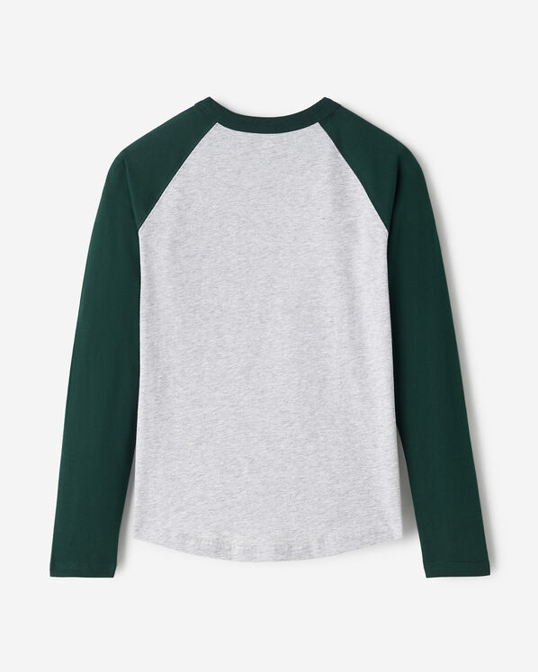 T-shirt style baseball Cooper en coton bio pour enfants T-shirt style baseball Cooper en coton bio pour enfants