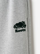 Pantalon molletonn&eacute; en coton biologique &agrave; jambe large Cooper 