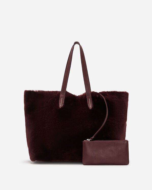 Shearling Carryall Tote
