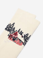 Adult Cabin Landscape Sock